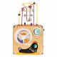 Maxi looping multi-activités en bois cube éveil motricité enfant à partir de 18 mois JANOD