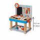 Etabli magnétique géant Brico'Kids réglable en bois 40 accessoires bricolage enfant à partir de 3 ans