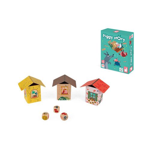 Jeu d'Adresse - Piggy Story (bois et carton)