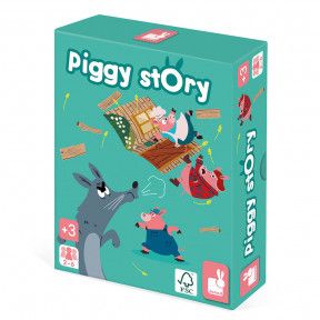 Jeu d'Adresse - Piggy Story (bois et carton)