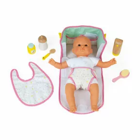 Baby Born Poupon Accessoires de Bébé Poussette Transat Aire de Jeux 