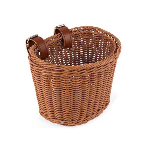 Draisienne Bikloon Métal Vintage Rose, équilibre motricité, plein air extérieur, panier osier, selle réglable pneus gonflables