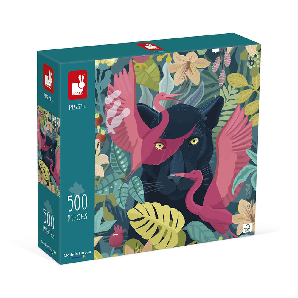 Puzzle 500 pièces adulte enfant 8 ans animaux JANOD