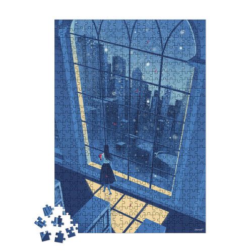 Puzzle La Notte Blu  - 500 pezzi