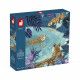 Puzzle tigres au clair de lune 1000 pièces en carton FSC made in Europe pour adulte et enfant Janod