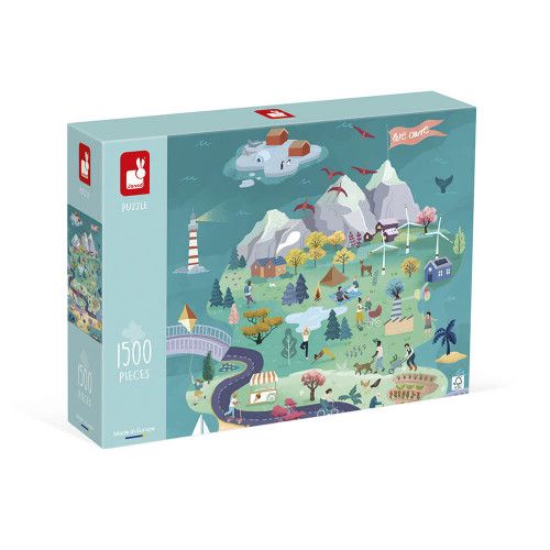 Puzzle Evasion 1500 pièces en carton FSC made in Europe pour adulte et enfant Janod