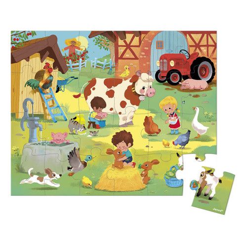 Puzzle - Ein Tag Auf Dem Bauernhof (24 Teile)