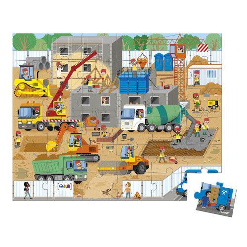 Puzzle  Construction Site - 36 pieces