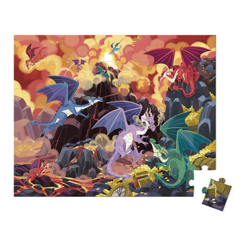 Puzzle Fiery Dragons- 54 pieces
