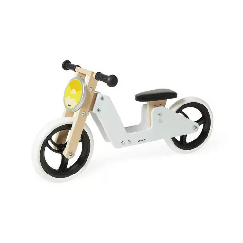 Tricycle 2 en 1 en bois FSC pour enfant dès 18 mois, se transforme en draisienne, siège réglable, plein air, JANOD