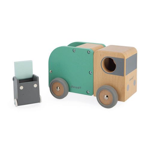 Camion bois enfant - Camion bois JANOD, jouet enfant 2 ans