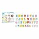 Lettres et chiffres du bain, jouet de bain alphabet multicolor pour enfant dès 2 ans JANOD