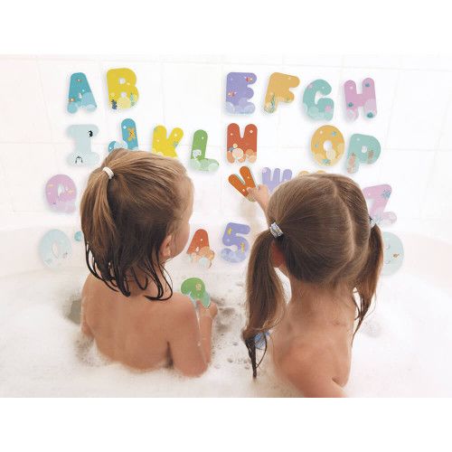 Buchstaben Und Zahlen Für Die Badewanne