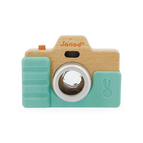 Fotoapparat Kamera aus Holz Baby Kinder Rollenspiel Kleinkindspielzeug Rosa NEU 
