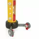 Grue en bois FSC pour enfant dès 3 ans, 10 accessoires et 2 outils, jaune et rouge, engins et bricolage, JANOD