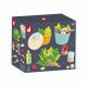 Set de dînette pour salade en bois FSC et feutrine pour enfant dès 3 ans, 32 accessoires, imitation cuisine, JANOD