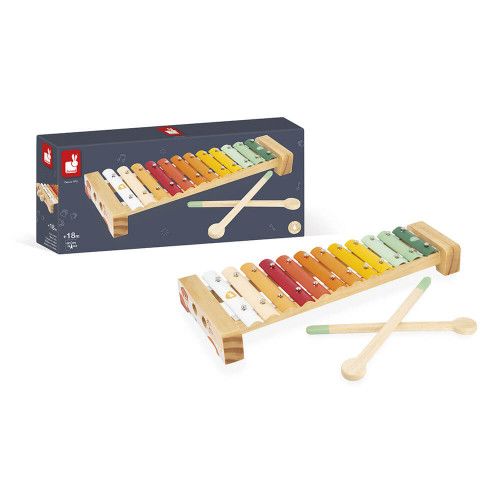 Xylophone Bois Instrument de Musique pour Bebe Enfant Adulte Glockenspiel  Avec Maillet en Bois Jouets Musicaux 8 Clés Education Percussion Xylophones  Jouets D'ã©veil : : Jeux et Jouets