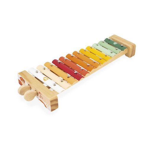 Xylophone Bois Instrument de Musique pour Bebe Enfant Adulte Glockenspiel  Avec Maillet en Bois Jouets Musicaux 8 Clés Educati