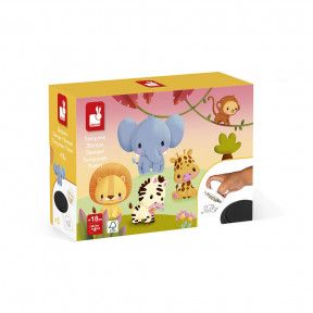 Puzzle Montessori tactile Headu : King Jouet, Puzzle bébé / enfant