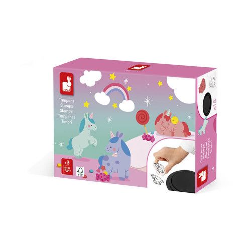 Coffret 15 tampons mousse unicorn Stampinoo