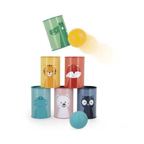 Animals Tumbling Cans