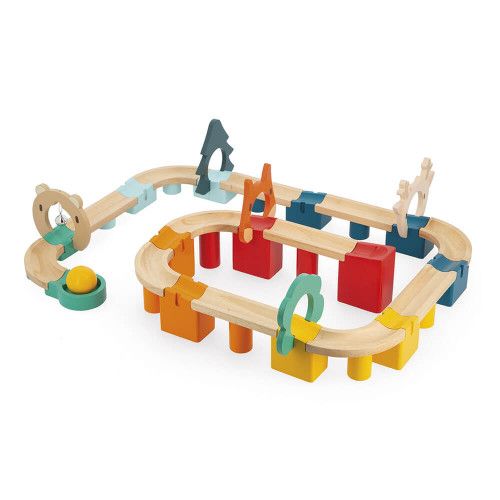 Circuit à Billes en Bois pour Enfant - Rebond