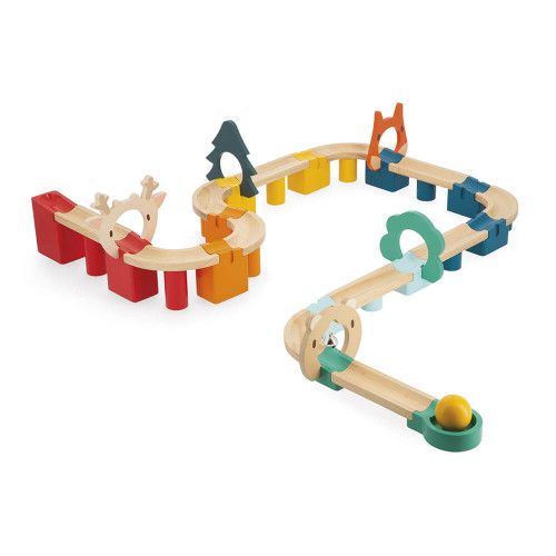 Circuit a bille 50 pieces jouet enfant construction parcours au meilleur  prix