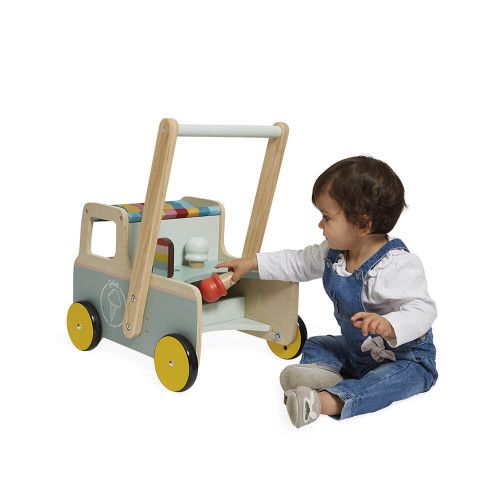 Stand glaces bois - Jouet imitation marchande, enfant 3 ans Janod