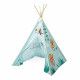 Tipi cabane chambre d'enfant dès 2 ans, en bois et tissu, animaux tropicaux, mobilier Tropik de JANOD