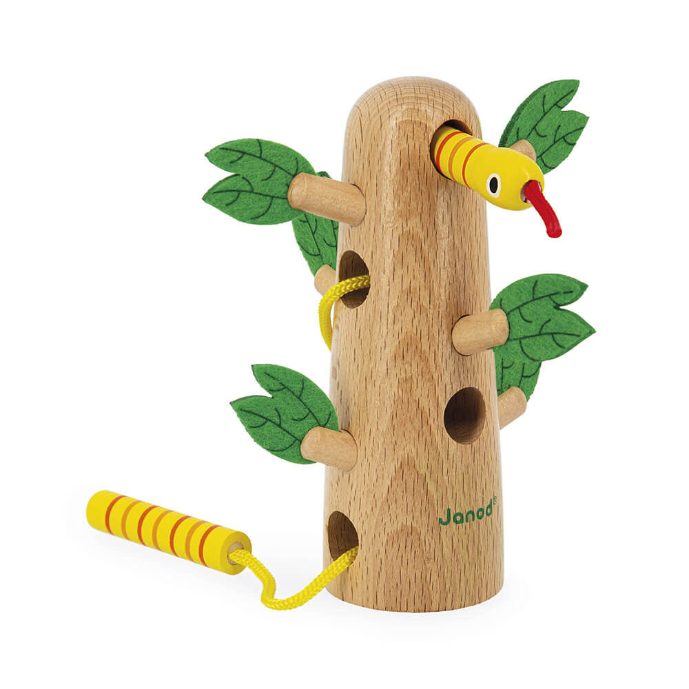 Janod Tropik Totem-Spiel – 52 Teile Aus FSC-Holz, Stapelspiel Ab 3 Jahren