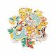 Lot de 24 magnets en bois pour enfant dès 2 ans, aimants animaux multicolor, pour tableau, Tropik de JANOD