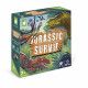 Jurassic Survie, jeu coopératif thème dinosaures pour enfant dès 7 ans, cartes posters, jeu de société éducatif Hachette JANOD