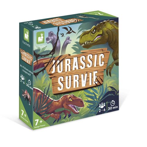 Jeu de société Janod Mémo dinosaures - dès 2 ans : Jeux et jouets