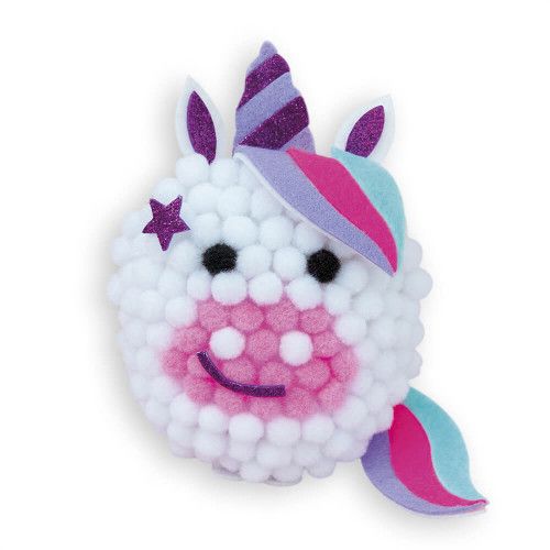 Mini Pompon Unicorno Fai-Da-Te