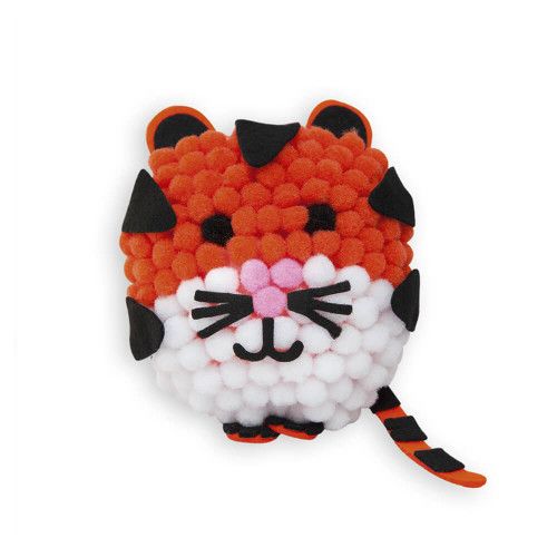 Loisirs cr atif enfant Animaux pompon kit tricotin J07968 JANOD