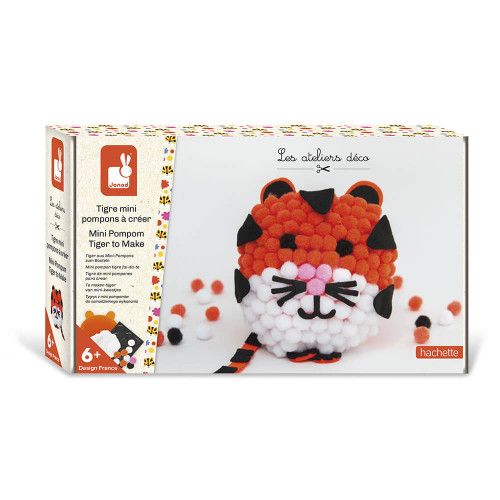 Jeu créatif fille 4 ans - Collier Pompoms - Tiger Tribe