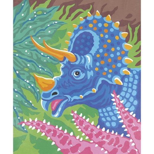 Numéro d'art - 13x18cm - Dinosaures, Peinture - Numéro d'art, Loisirs  créatifs, Produits