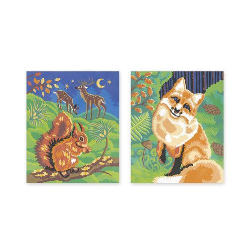 Paint By Numbers Forest Animals