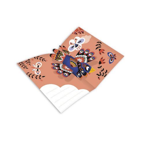 6 cartes pop-up animaux à créer, en relief, pour enfant dès 6 ans, loisir créatif Les ateliers du calme Hachette JANOD