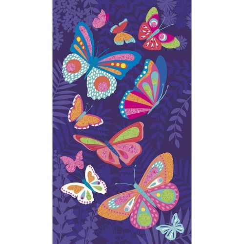 Kit cadre feutrine papillon - multicilore, Jouet