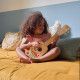 Ukulélé en bois pour enfant dès 3 ans, jouet d'imitation musical Sunshine de JANOD