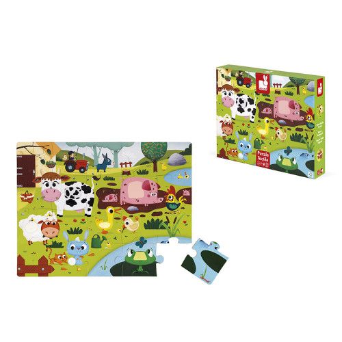 Jeu d éveil- Puzzle Tactile 20 pièces - La banquise - Janod - 2 ans + -  Label Emmaüs