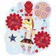 Kit créatif scratch art graphisme, activité manuelle, cartes à gratter, pour enfant dès 4 ans JANOD