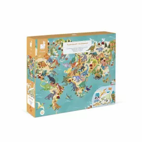 Educational Puzzle The Dinosaurs