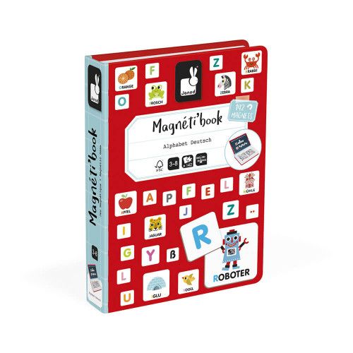Magnéti'book alphabet allemand, 142 magnets
