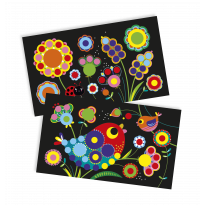 Mosaïque pour enfant - Kit créatif gommettes et stickers - Janod
