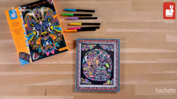 Kit creativo – Colorear mandalas y rotuladores fluorescentes Animales