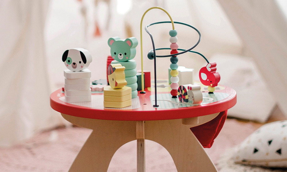 TABLE D'ACTIVITES - BABY FOREST - EN BOIS