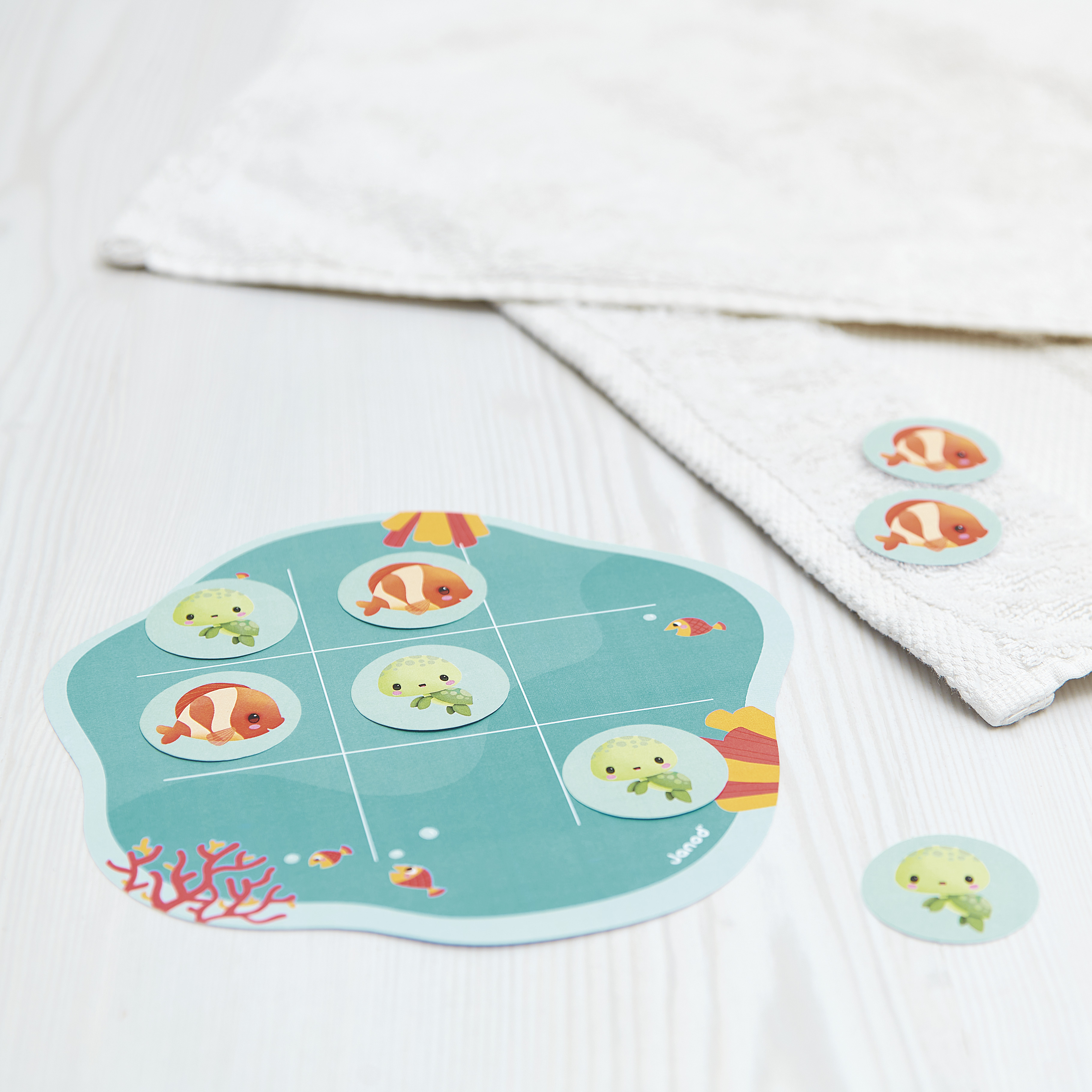 DIY enfant jeu de morpion marin