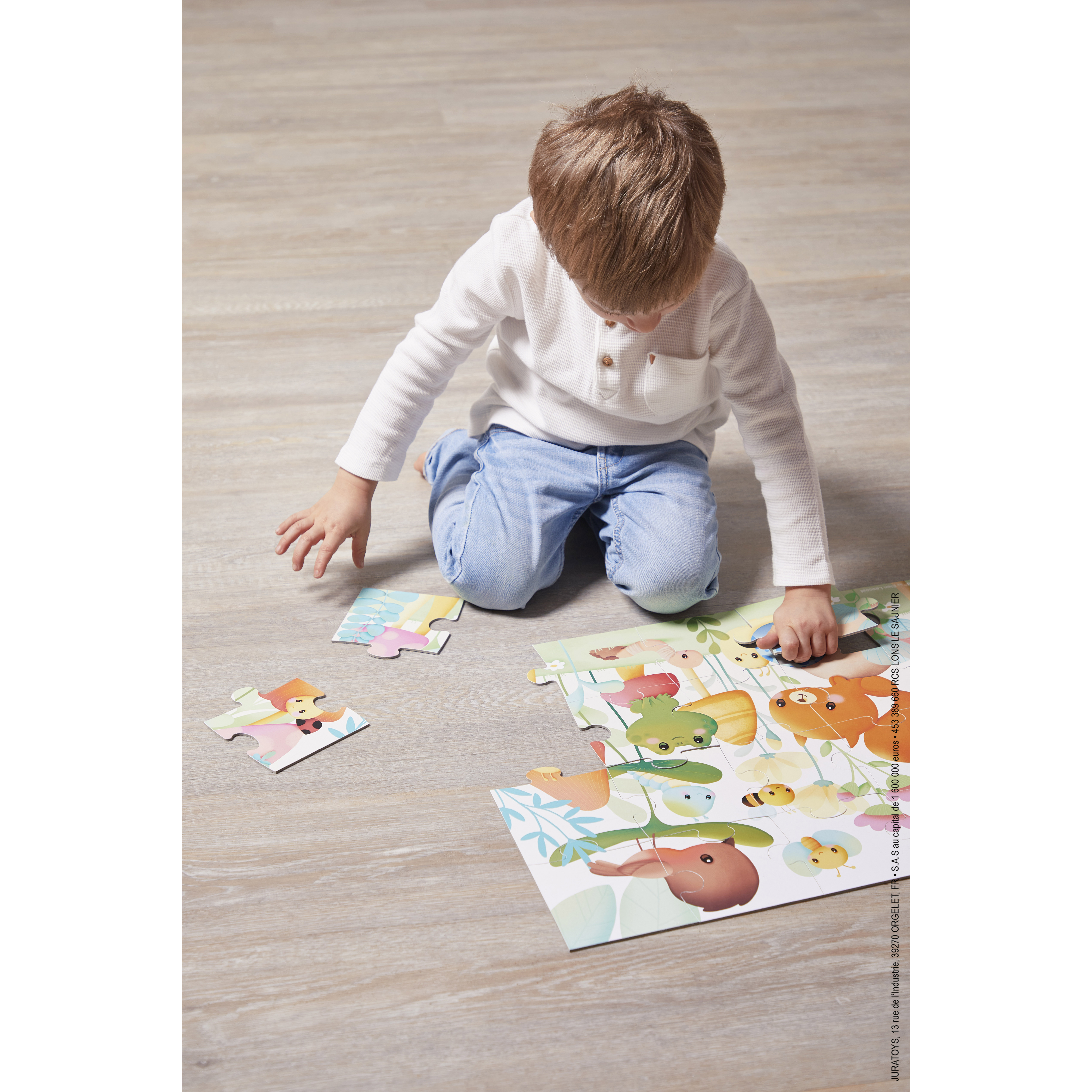 Puzzle 150 pièces : Mappemonde animaux - Educa - Rue des Puzzles